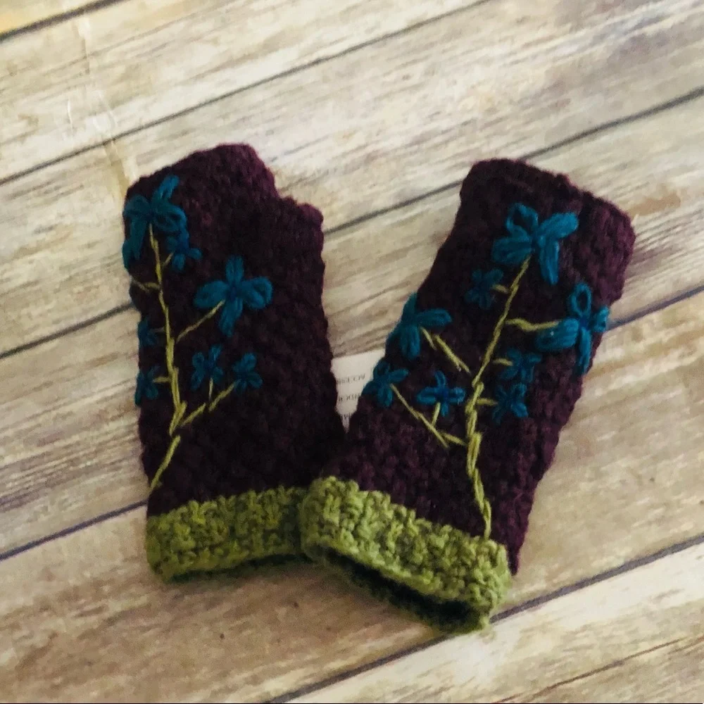 19. Girls handcrafted gloves!